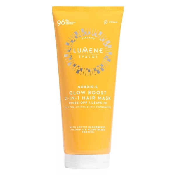 Lumene Nordic - C [VALO], rozświetlająca maska do włosów 2w1, 200ml