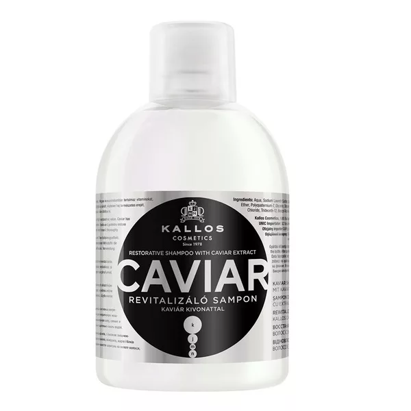 Kallos KJMN Caviar rewitalizujący szampon do włosów z ekstraktem z kawioru 1000ml