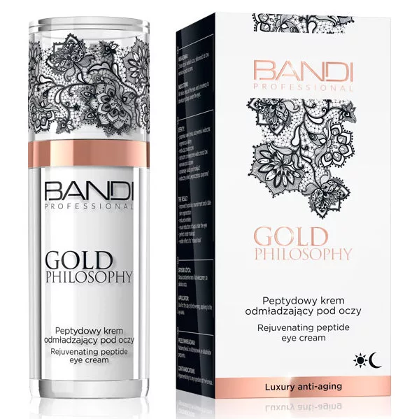 Bandi Gold Philosophy, peptydowy krem odmładzający pod oczy, 30ml