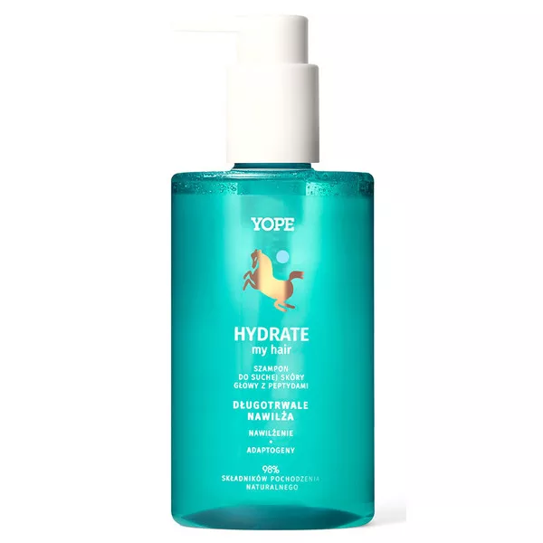 Yope Hydrate My Hair, szampon do suchej skóry głowy, 300ml