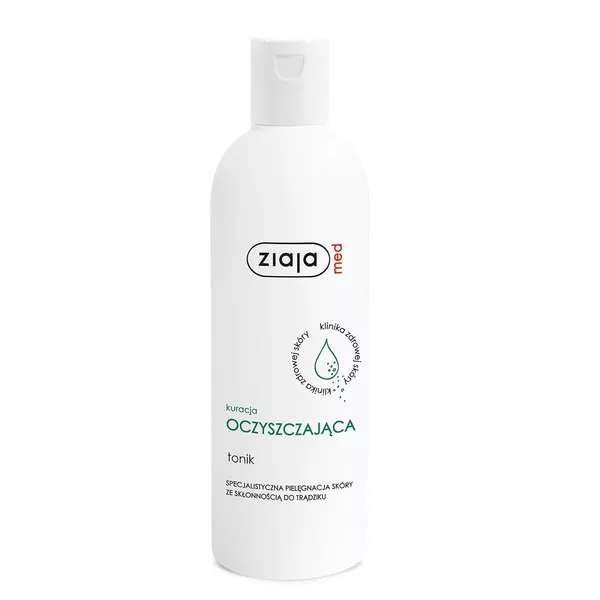 Ziaja Med Kuracja Oczyszczająca, tonik do oczyszcza skóry twarzy, 200ml