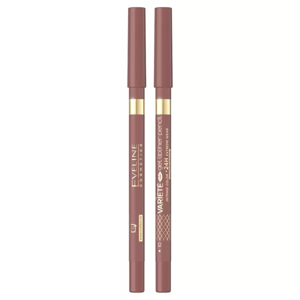Eveline Cosmetics Variete wodoodporna żelowa konturówka do ust 10