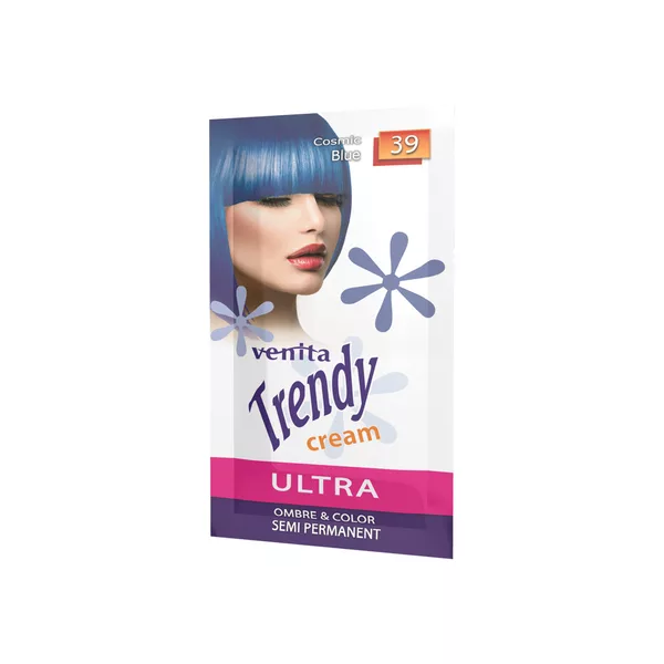 Venita Trendy Cream Ultra krem do koloryzacji włosów 39 Cosmic Blue 35ml
