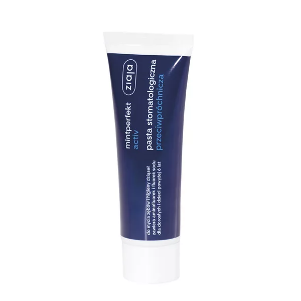 Ziaja Mintperfekt Activ, pasta do zębów, przeciwpróchnicza, 75ml