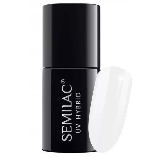 Semilac, lakier hybrydowy, 7ml, 001 Strong White