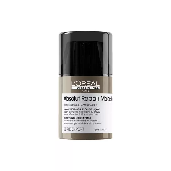 Loreal Absolut Repair Molecular, maska wzmacniająca strukturę włosów, bez spłukiwania, 50ml