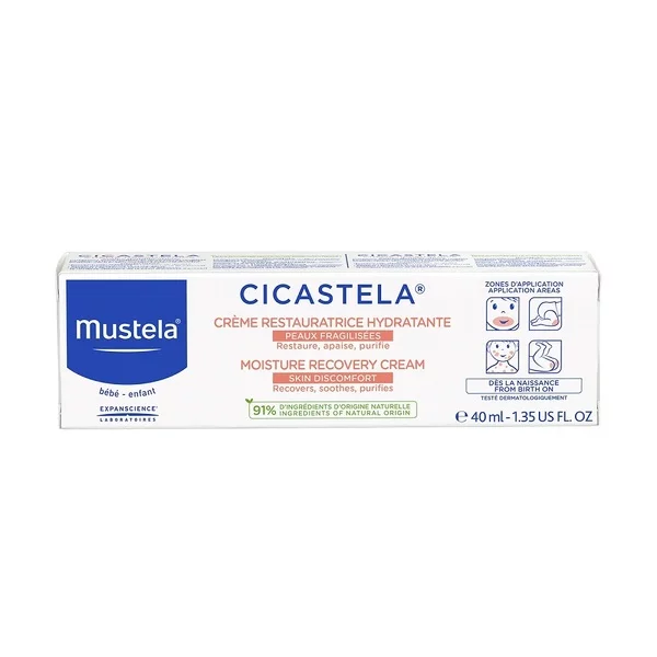Mustela Cicastela krem regeneracyjny dla niemowląt i dzieci 40ml