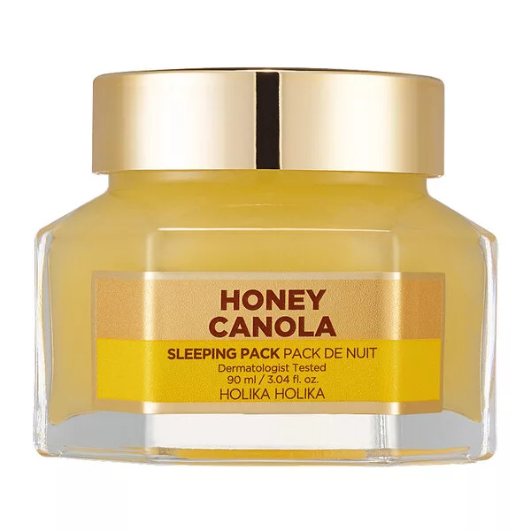 Holika Holika Honey Sleeping Pack, miodowa maseczka na noc z olejem rzepakowym