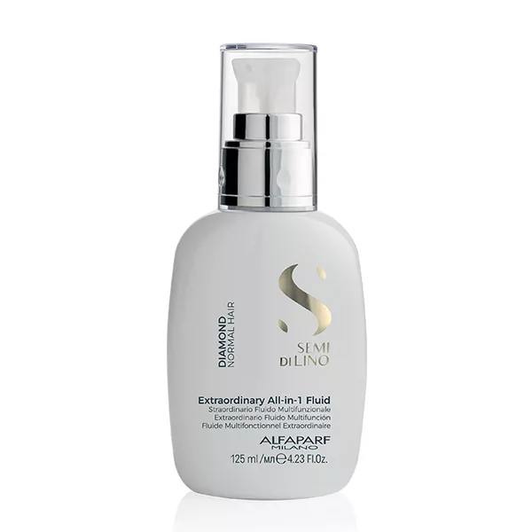 Alfaparf Milano Semi di Lino Diamond, fluid rozświetlający do włosów normalnych, 125ml