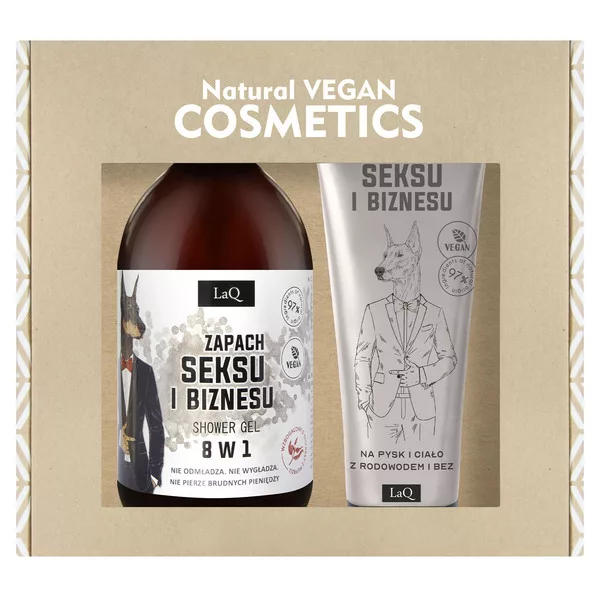 LaQ Zestaw Zapach seksu i biznesu: żel 500ml + balsam tuba 200ml
