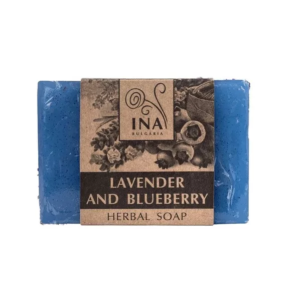 Ina Essentials Naturalne mydło ziołowe z lawendą i jagodą 105g