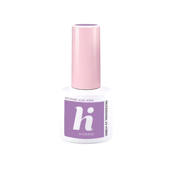 hi hybrid, lakier hybrydowy, 5ml, #306 Intense Lilac