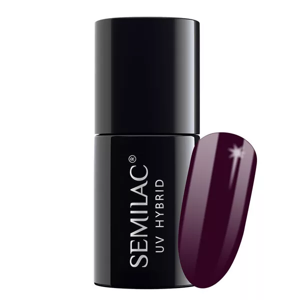 Semilac, lakier hybrydowy, 7ml, 099 Dark Purple Wine