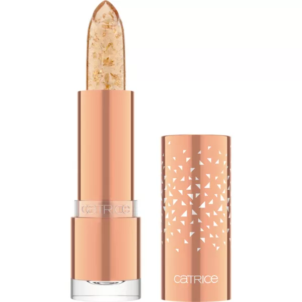 Catrice Glam In Gold Glow Lip Balm, transparentny balsam do ust o połyskującej formule, 3.5g