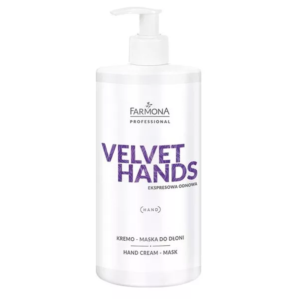 Farmona Professional Velvet Hands, Kremo-maska do dloni, 500ml