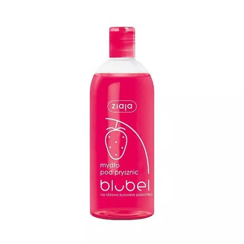 Ziaja Blubel, mydło pod prysznic żurawina i poziomka, 500ml