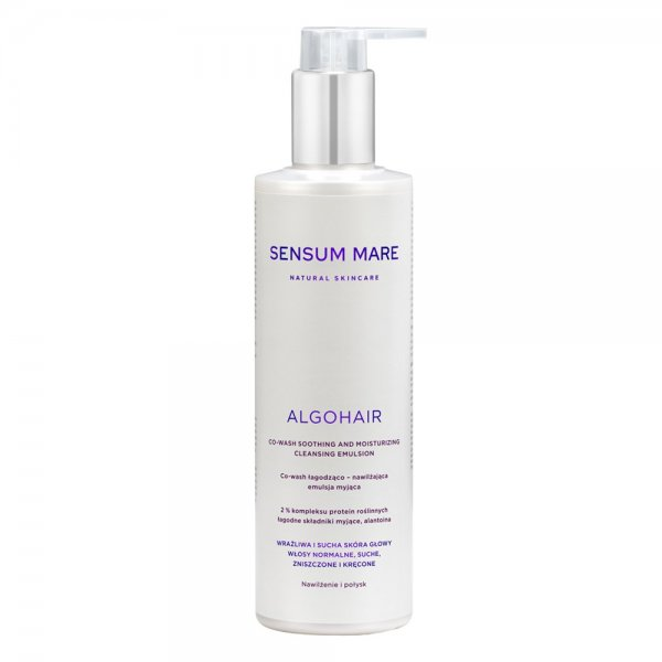 Sensum Mare Algohair co-Wash łagodząco-nawilżająca emulsja myjąca dla wrażliwej i suchej skóry głowy 250ml