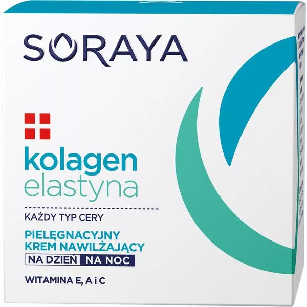 Soraya Kolagen+Elastyna, Pielęgnacyjny krem nawilżający, 50ml