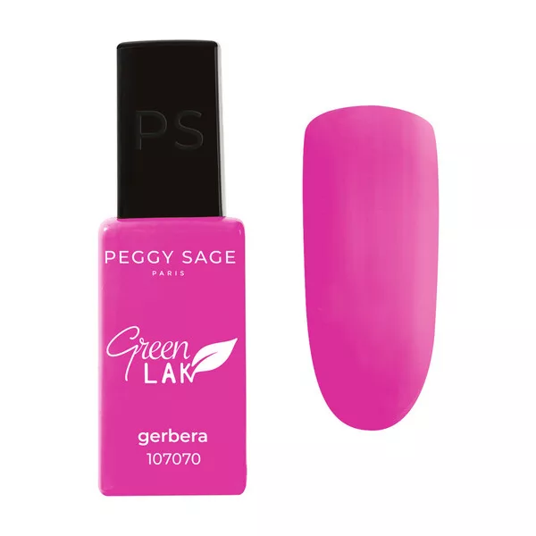 Peggy Sage Green Lak, lakier do paznokci utwardzany lampą UV/LED, 10ml, gerbera