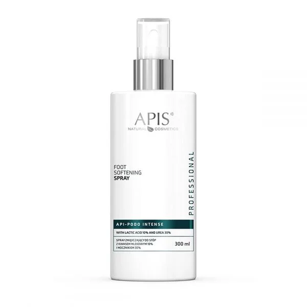 Apis, Api-Podo Intense, spray zmiękczajacy do stóp z kwasami AHA, BHA i mocznikiem 25%, 300ml