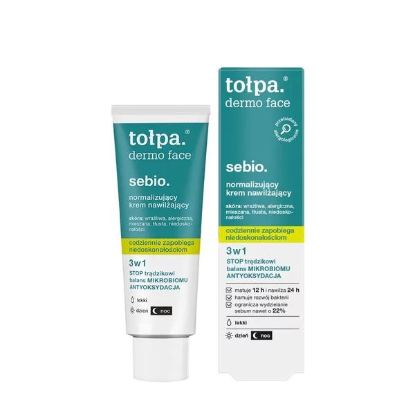Tołpa Dermo Face Sebio, normalizujący krem nawilżajacy, 40ml