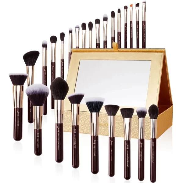 Jessup Zinfandel Makeup Tool zestaw pędzli do makijażu T285 25szt. + szkatułka