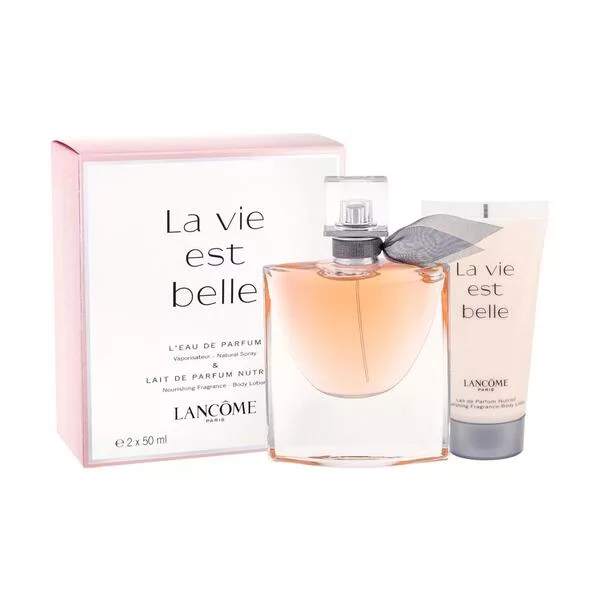 Lancôme La Vie Est Belle, zestaw: Edp 50ml + 50ml Body lotion (W)
