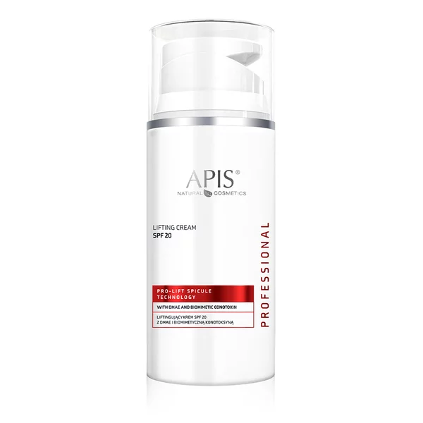 Apis Pro-Lift Spicule Technology, liftingujący krem SPF 20 z DMAE i biomimetyczną konotoksyną, 100ml