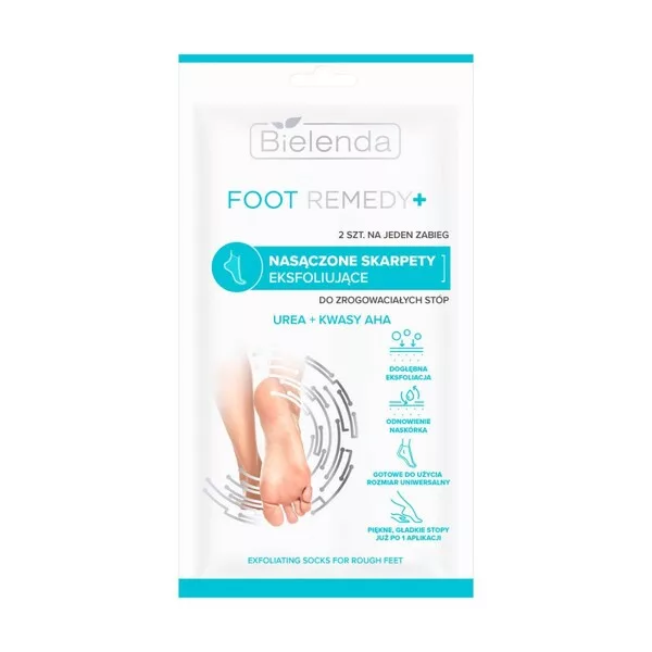 Bielenda Foot Remedy Skarpety Eksfoliujące Do Zrogowaciałych Stóp, 2szt.