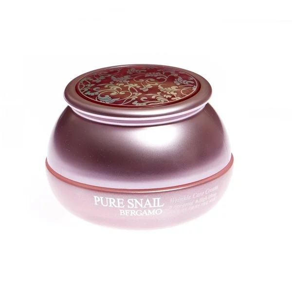 Bergamo Pure Snail Wrinkle Care Cream przeciwzmarszczkowy krem do twarzy z ekstraktem ze śluzu ślimaka 50ml