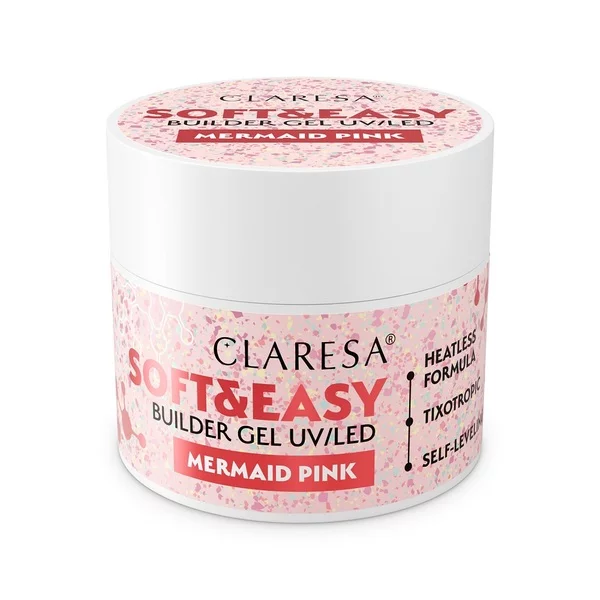Claresa Soft& Easy Builder Gel żel budujący Mermaid Pink 12g