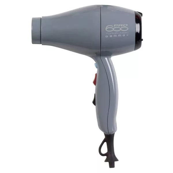 Gamma Piu 600 PRO, suszarka do włosów, 2100W, szary
