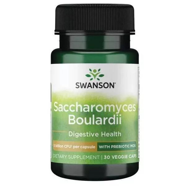 Swanson Saccharomyces boulardii 5mld 30vcaps