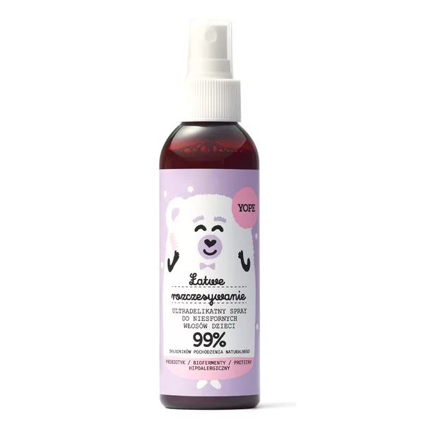 Yope, spray ułatwiający rozczesywanie włosów dla dzieci, 150ml