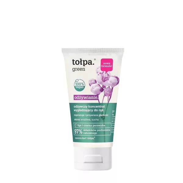 Tołpa Green, odżywczy koncentrat wygładzający do rąk, 75ml