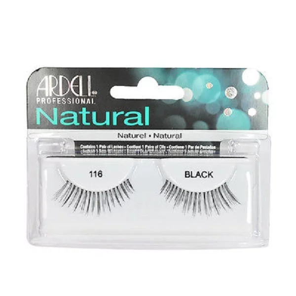 Ardell Rzęsy i akcesoria Natural 116 1 para sztucznych rzęs Black