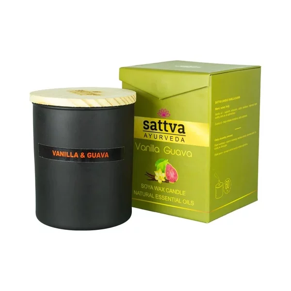 Sattva Świeca sojowa Wanilia i Guawa 200g