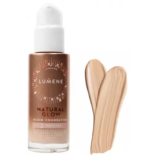 Lumene Podkład rozświetlająco-wygładzający, Natural Glow 2 Medium, 30ml