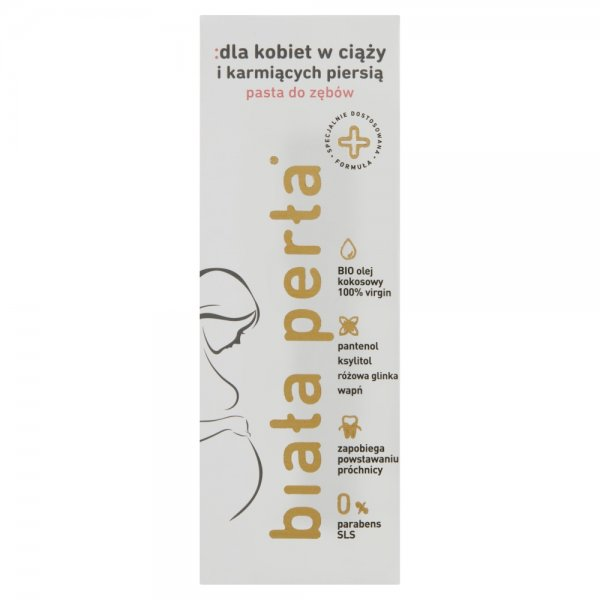 Biała Perła Pasta do zębów dla kobiet w ciąży i karmiących piersią 75ml