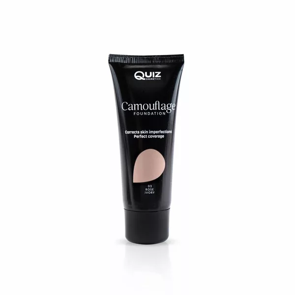 Quiz Cosmetics Camouflage Foundation kryjący podkład wzbogacony witaminą E N°03 Rose Ivory 30ml