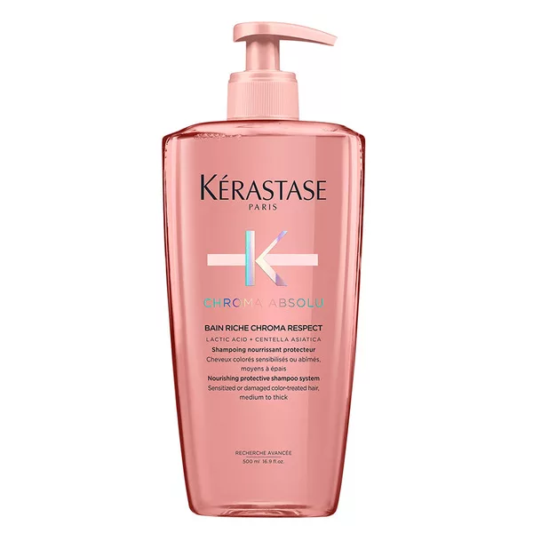 Kerastase Chroma Absolu, wzbogacona kąpiel, szampon do włosów koloryzowanych, 500ml