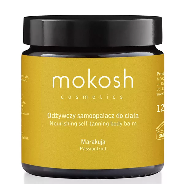 Mokosh, odżywczy samoopalacz do ciała, marakuja, 120ml