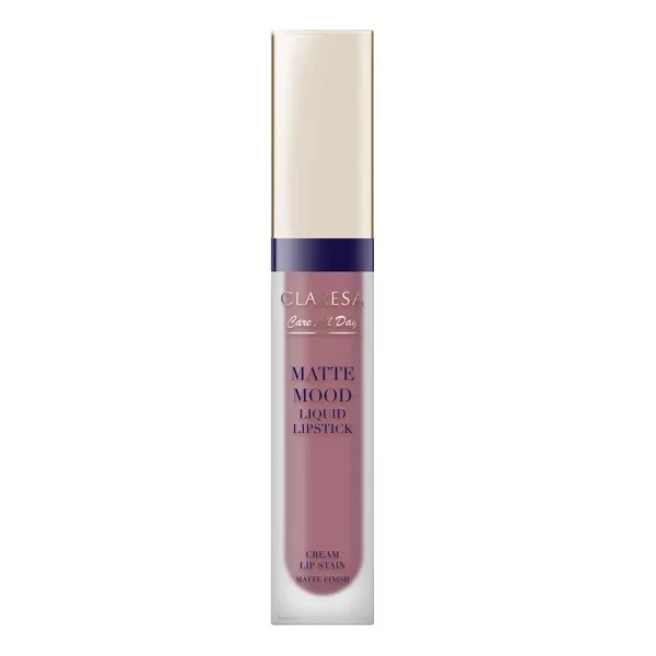Claresa Matte Mood Liquid Lipstick matowa pomadka w płynie 02 Hope 7ml