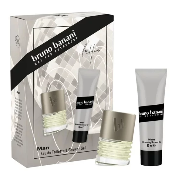Bruno Banani Man zestaw woda toaletowa spray 30ml + żel pod prysznic 50ml (M)