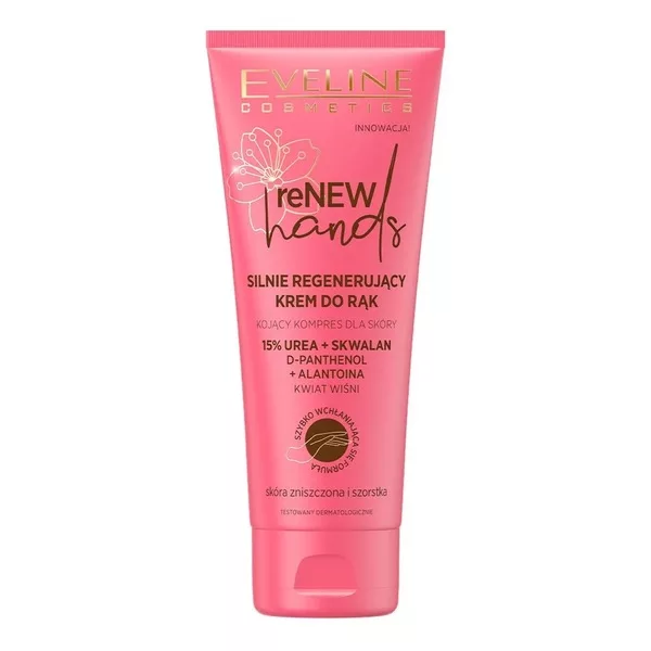Eveline reNEW Hands, silnie regenerujący krem do rąk, 75ml