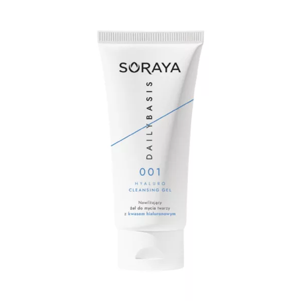 Soraya Daily basis, hyaluro cleansing gel nawilżający żel do mycia twarzy, 150ml