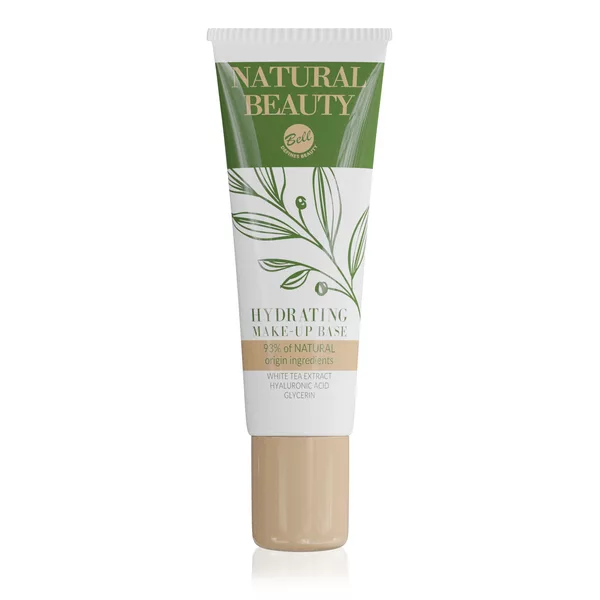 Bell baza z ekstraktem z białej herbaty NATURAL BEAUTY Hydrating Make-Up Base 001, 20g