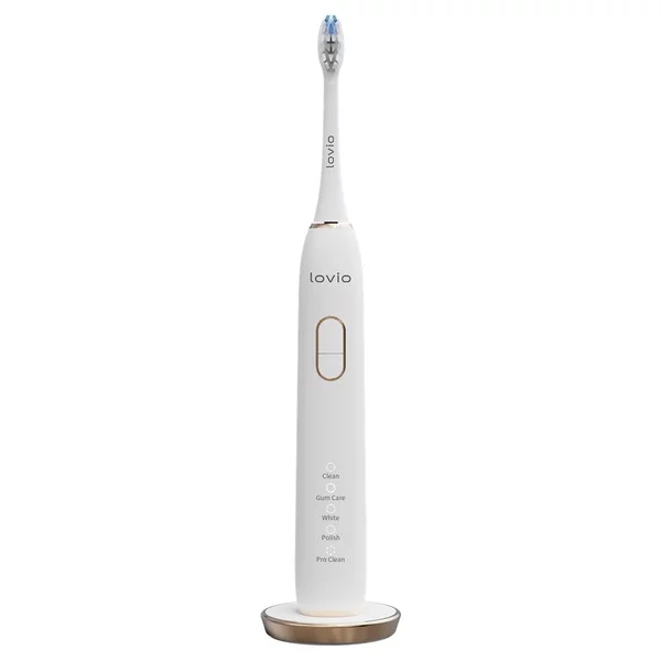 Lovio SonicProtect PRO szczoteczka elektryczna soniczna Biała LVTB124WH + 5 końcówek