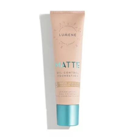 Lumene, podkład matujący, MATTE 3 Fresh Apricot