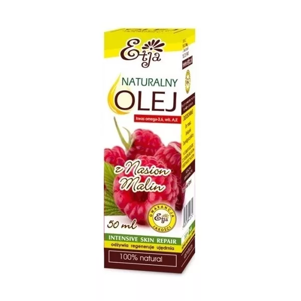 Etja Naturalny olej kosmetyczny z nasion malin 50ml